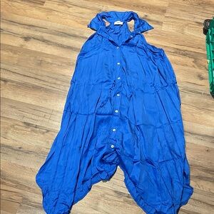 Elegant Blue Maxi Dress